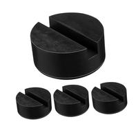TOGEVAL 4 Piezas Almohadillas de Goma para Gato Hidráulico Protector de Piso Antideslizante para Elevador Vehículos y Macaco Soporte Estable y Portátil para Taller y Exterior