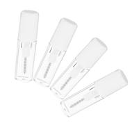 TOGEVAL 4 Piezas Gel Fijador de Cejas Transparente Ligero Líquido de Estilizado Resistente la Humedad para Maquillaje Profesional y Uso Diario Fórmula Suave y Portátil para Retoques