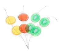 TOGEVAL 4 piezas Máscara Fría para Ojos Parche Ocular Frío de PVC para Descanso y Visual Reutilizable y Suave Diseño de Frutas
