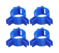 TOGEVAL 4 Piezas Soportes Ajustables para Patas de Mesa Plegables Abrazaderas de Montaje Desmontables para Tubos de Herrajes Resistentes para Muebles Hogar y RV