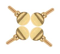 TOGEVAL 4 Piezas Tornillos de Cuello para Saxofón Accesorios de Latón Resistentes la Corrosión Tornillos de Sujeción para Saxofón Soprano y Tenor Reducción de Vibraciones y Conexión Segura