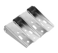 TOGEVAL 4 Ruedas Laterales Antideslizantes para Muebles Pequeños, Soporte Resistente para Puertas Hundidas, Ruedas para Mesa de Café y Sofá, Repuesto Duradero para Oficina y Hogar,