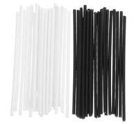 TOGEVAL 40 Marcadores Laterales para Diapasón de Guitarra 15 Mm Incrustaciones Negras y Blancas Accesorios para Instrumentos Musicales de