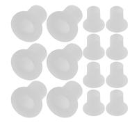 TOGEVAL 40 Tapones Laterales de Plástico para Patines de Ruedas Espaciadores de Eje Diámetro Interior Pequeño Accesorios Aplicables para Patines en Línea 40 Piezas Color Blanco