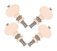 TOGEVAL 4piezas Afinadores De Ukelele De Afinación Perillas Ajustables Para Principiantes Diseño y Portátil Mango De El Del Instrumento