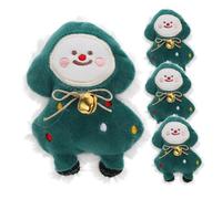 TOGEVAL 4piezas Kit De Juguetes Interactivos De Navidad para Gatos De Juguetes De Peluche Catnip Estimulan El Instinto Natural y Fomentan El Ejercicio Interiores