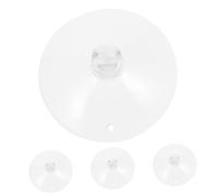 TOGEVAL 4piezas Ventosa Transparente Para Soporte De Guitarra Goma Fácil De Instalar Repuesto