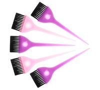 TOGEVAL 5 piezas Peine Aplicador Tinte Profesional Colorido Cepillo para Teñir Cabello para Salón y Hogar Práctico y Duradero Color Aleatorio Color Aleatorio