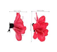 TOGEVAL 5 piezas Pinzas Flores Mujer Clips Cabello Decorativos Flores Artificiales para Bodas Fiestas Vacaciones Accesorios Hanfu