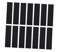 TOGEVAL 50 Piezas Unidades Estuches Negro con Ventana Transparente Fundas Resistentes para Bolígrafos Individuales Organizador Portátil para Estilográficas Joyería y de Maquillaje