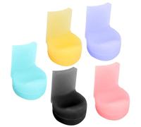 TOGEVAL 5piezas Reposa Dedos Soportes Pulgar Almohadillas Silicona Instrumento