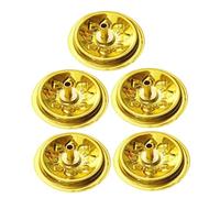 TOGEVAL 5piezas Soportes De Metal para Mechas Flotantes De Lámparas De Aceite Reemplazo Núcleo para Lámparas y Velas Uso Altares y Hogar