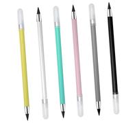 TOGEVAL 6 Lápices Eternos Reutilizables sin Tinta para Dibujo y Escritura sin Necesidad de Sacapuntas Colores Aleatorios Ideales para Estudiantes Color Aleatorio