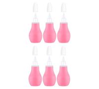 TOGEVAL 6 Piezas Aspirador Reutilizable para Bebés de Mocos Herramienta Manual para Limpieza para Hogar y Viajes