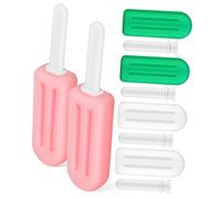 TOGEVAL 6 Piezas Chewies para Alineadores de de Silicona con Asa Forma de Paleta Seguro para Dientes y Brackets Portátiles para Uso Diario