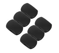 TOGEVAL 6 Piezas Ebony Wooden Guitar Tuning Pegs Square Shape Accurate Stable Pitch Classical Acoustic Guitar Repair Parts