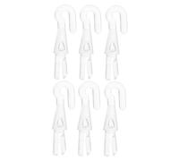 TOGEVAL 6 Piezas Gancho para Varilla de Verticales de Resistente y Conector de Repuesto para Cortinas Uso Profesional Hogar y Oficina