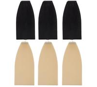 TOGEVAL 6 Puntas de Repuesto para Violín y Violonchelo, Accesorios para Instrumentos de Cuerda, Material Plástico Resistente, Kit 3 Unidades en Color Claro y 3 en Color Oscuro, Adecuado