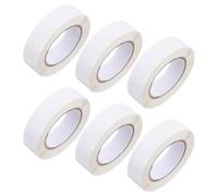 TOGEVAL 6 rollos Etiquetas Adhesivas Redondas Blancas Papel Autoadhesivo para Organización Personal y Empresarial Unidades para Manualidades Oficina y Almacenamiento