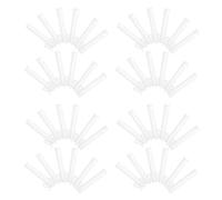 TOGEVAL 60 Piezas para Cortinas Plisadas Ajustables Unidades Ganchos de Plástico para Segura de Cortinas Baño y Hogar