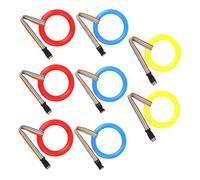 TOGEVAL 8 piezas Cuerda de Seguridad con Asas para Preescolares Cuerda para Caminar Guarderías y Jardines Infantiles Material Duradero y Reutilizable Colores Brillantes Color Aleatorio