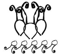 TOGEVAL 8piezas Diadema con Alas de Insecto y Tentáculos de Hormiga para Halloween Decoración Cabello DIY