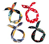 TOGEVAL 9 piezas Diademas Alambre para Mujer y Niña Estilo Leopardo Diseño Nudo DIY Accesorios Flexibles para Cabello Sujetan Cabello Fino y Grueso Regalo Elegante