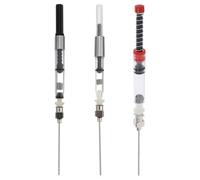 TOGEVAL Absorbedores de Tinta para Pluma Estilográfica de Acero Inoxidable y Plástico, 9 Piezas Multicolor (rojo, Negro Plata y Plata), Convertidores para Bolígrafos Calibres 3.4 y 2.6