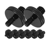 TOGEVAL Adaptador de Rosca Macho 1/4 a M4 para Trípode Cámara y Soporte Micrófono Tornillos Metálicos 8 Piezas Kit Multiusos para Montaje Estable Fotografía y Grabación