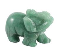 TOGEVAL Adornos De Elefante De Figura De Piedra De Delicada Decoración De Figuras Hogar Imitación De Animal Adorno para Escritorio