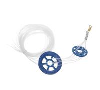 TOGEVAL Alambre para Red de Pesca PE Transparente 24 M 18 Cuerdas Reforzadas Hilo de Repuesto para Red de Pesca en Agua Dulce y Salada Reparación de Redes