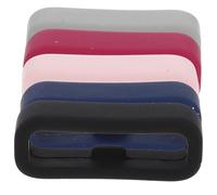 TOGEVAL Anillos de Silicona para Correa de Reloj 20Mm Juego de 10 Piezas 5 Colores Sujetadores Flexibles y Resistentes para Pulseras de Reloj Accesorios Cómodos y Color Color Aleatorio