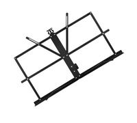 TOGEVAL Atril para Partituras Musical Portátil Plegable de Sobremesa, Soporte Ajustable en Múltiples Ángulos, Color Negro, Adecuado para Lectura Cómoda y Práctica en Casa o Estudio