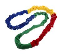 TOGEVAL Bandas Elásticas de 2 Metros para Cuerda Elástica Multijugador Colorida para Actividades al Aire Libre Desarrollo Motriz y Trabajo Equipo Educación Física