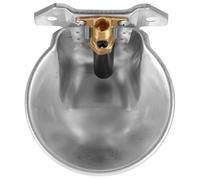 TOGEVAL Bebedero Automático para Ganado con Cuenco de Acero Inoxidable Resistente y Duradero para Vacas Ovejas y Cerdos Granjas y Pastos Sistema Práctico y Confiable para Abrevadero de