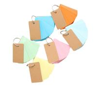 TOGEVAL Bloc de Notas Portátil Anillas, 6 Unidades, Diseño de Anillo de Encuadernación, Papel Fácil de Usar y Recargable para Material Escolar Color Aleatorio