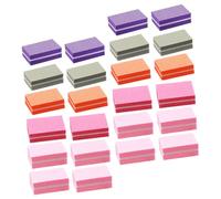 TOGEVAL Bloques Pulidores Para Uñas 50 Unidades Mini Tamaño Esponja Alta Elasticidad Multicolor Para Manicura y Pedicura Accesorios Decoración Uñas Kit Profesional