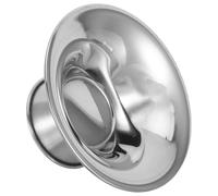 TOGEVAL Bol de Postre con Base de Acero Inoxidable Recipiente Reutilizable para Salsa y Pudín Cuenco Versátil para Ensalada y Helado Resistente Temperaturas para Cocina y Exteriores