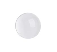 TOGEVAL Bola de Cristal Funciones de Malabarismo y Exhibición de Cristal Blanco de 80mm para Decoración de Oficina y Meditación