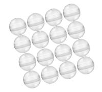TOGEVAL Bolas Transparentes Rellenables para Máquina Expendedora de Chicles Cápsulas Redondas de Plástico 28Mm Pack de 50 Unidades para Almacenamiento y Exhibidor de Juguetes y Premios