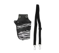 TOGEVAL Bolsa Cinturón para Tijeras de Peluquería Profesional Estuche Portátil para Kit de Herramientas de Peluquería Maletín Barbería Multifuncional para Tijeras Peines y Clips Fácil de