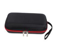 TOGEVAL Bolsa De Almacenamiento Para Medidores Médicos y Glucómetros 1 Unidad Resistente De Tela Oxford Negra Estuche Protector Acolchado Para Viaje y Uso Doméstico Controles De Ácido Úrico y Glucosa