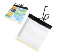 TOGEVAL Bolsa De Mapa Exterior Bolsa De Plástico Autosellante Transparente para Documentos y Joyas para Viajes y Eventos Al Aire Sin Mapa