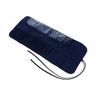 TOGEVAL Bolsa Organizador Brochas Maquillaje Portátil Gran Capacidad para Viaje y Diario Estuche Cosmético Azul Ligero y Fácil de Transportar