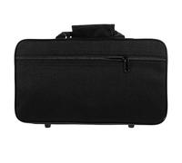 TOGEVAL Bolsa Porta Clarinete de Tela Oxford Negra, Resistente a Golpes y Desgaste, Diseño Portátil y Ligero, Estuche de Transporte Adecuado para Clarinetistas en Viaje y Almacenamiento