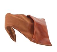 TOGEVAL Bolsa Portátil para Tiza de Billar de Poliuretano PU, Soporte Compacto para Tizas, Estuche Marrón para Almacenamiento y Transporte, Adecuado para Sala de Snooker y Competición