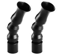 TOGEVAL Boquilla de Salida para Acuario 20 MM Boquilla Plana de Plástico Adaptador Giratorio 360° 2 Piezas Accesorio para Bomba y Filtro de Agua Adecuado para Sistemas de Filtración