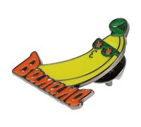 TOGEVAL Broche Esmaltado de Banana Divertido para Mujer Pin de Solapa Ligero y Resistente de Aleación Accesorio Decorativo para Mochilas Chaquetas y Sombreros
