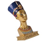 TOGEVAL Busto Egipcio Resina Decorativo Estatua Antigua Figura Nefertiti para Hogar Oficina Escritorio Regaló