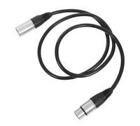 TOGEVAL Cable de Audio Xlr Macho a Hembra de 7 Pines 1 Cable de Micrófono Profesional para Estudio Mezclador y Altavoz para Escenario y Sistemas de Sonido